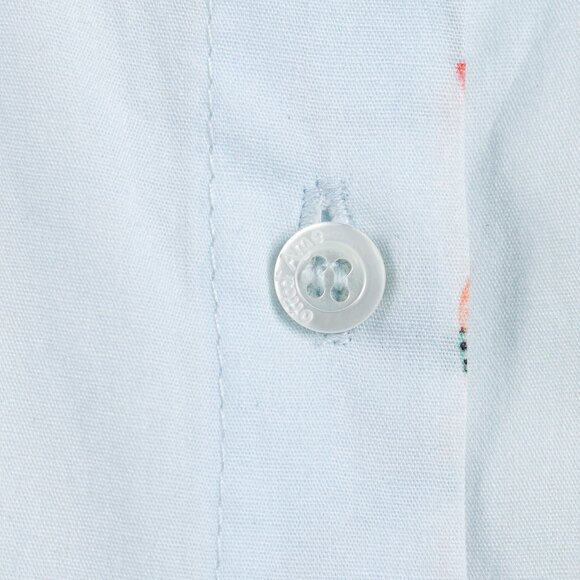 Ottod’Ame Swimmers Blue Sleeveless Poplin Shirtdress - Picture 7 of 11